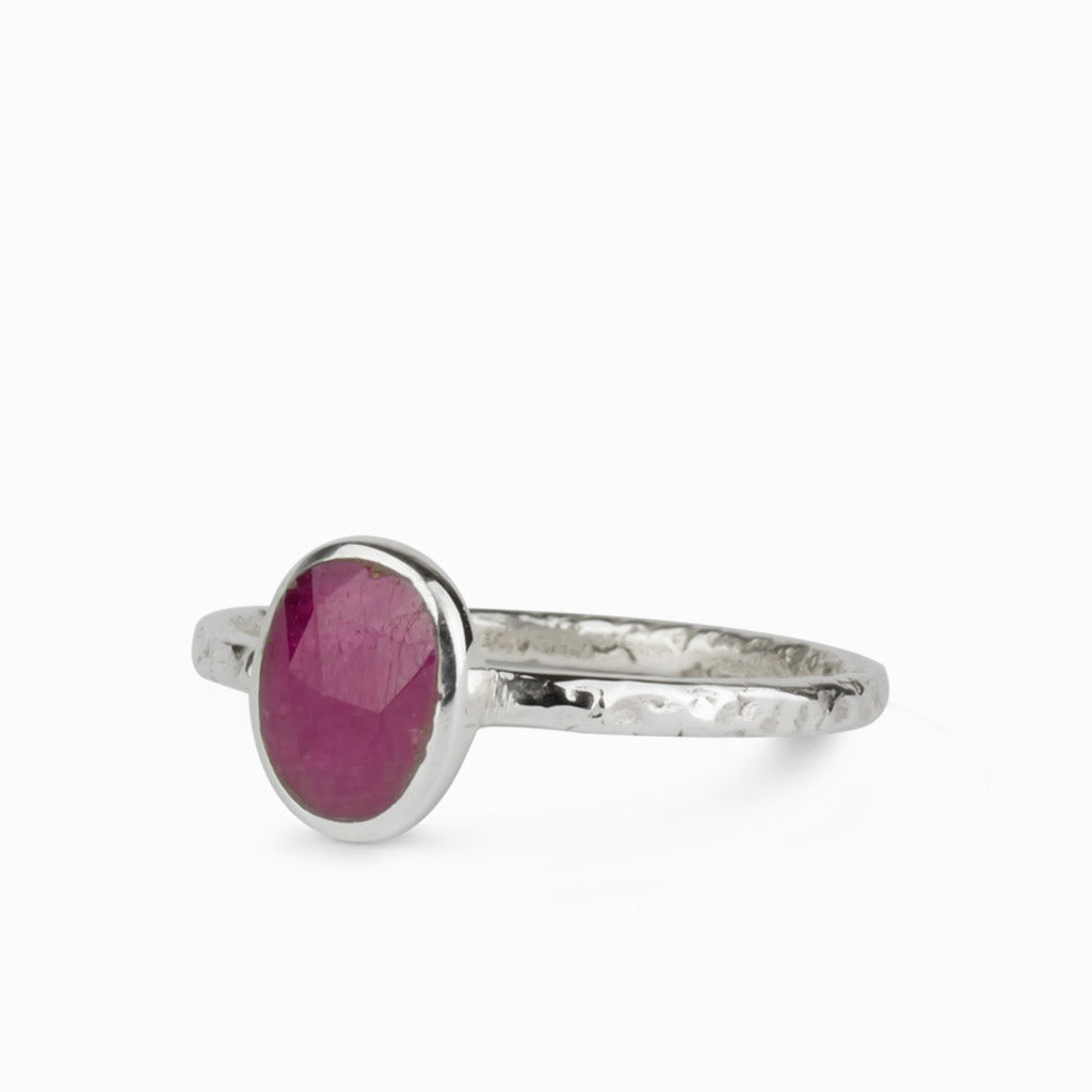 Oval Ruby Ring