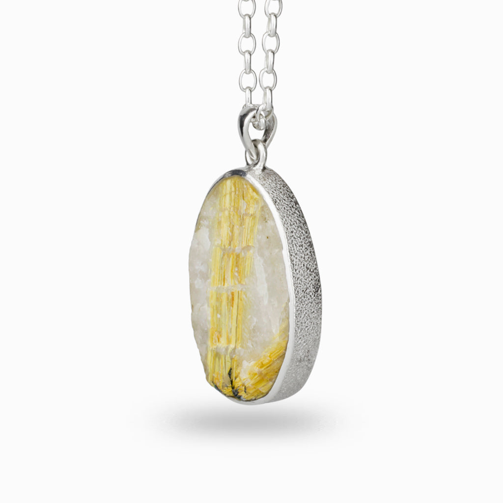 Rutilated Quartz Necklace