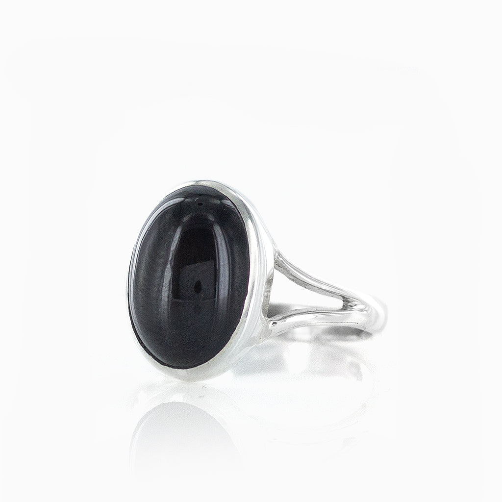 Black Star Diopside Ring