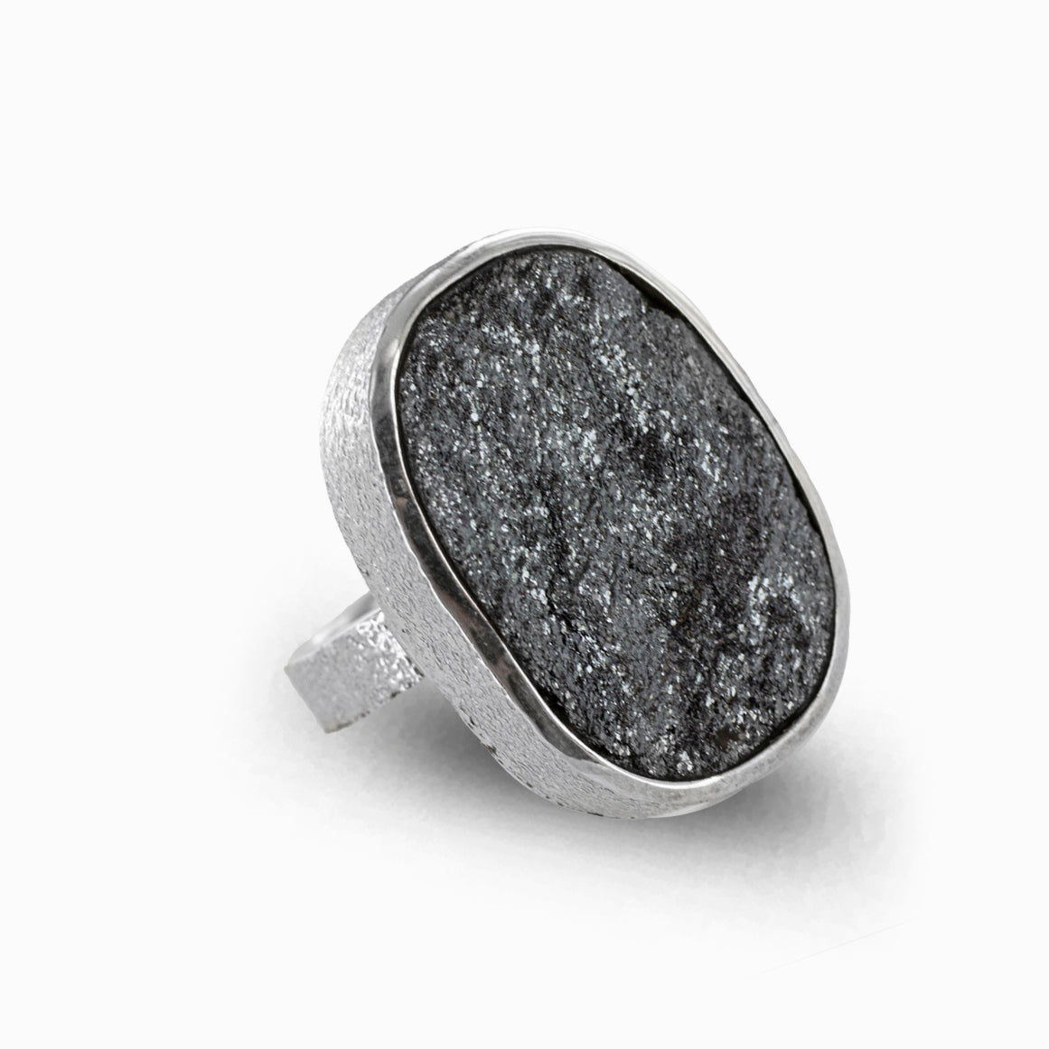 Specular Hematite Ring
