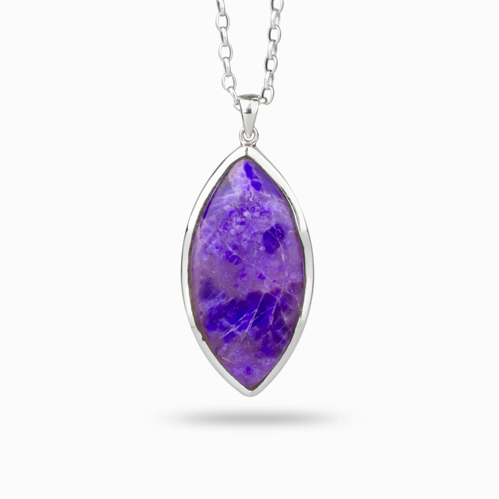 Marquis shaped Sugilite Necklace