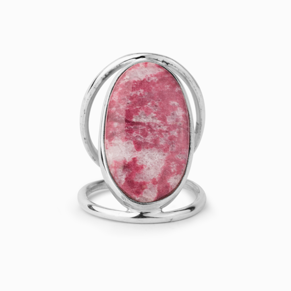 Oval Thulite Ring