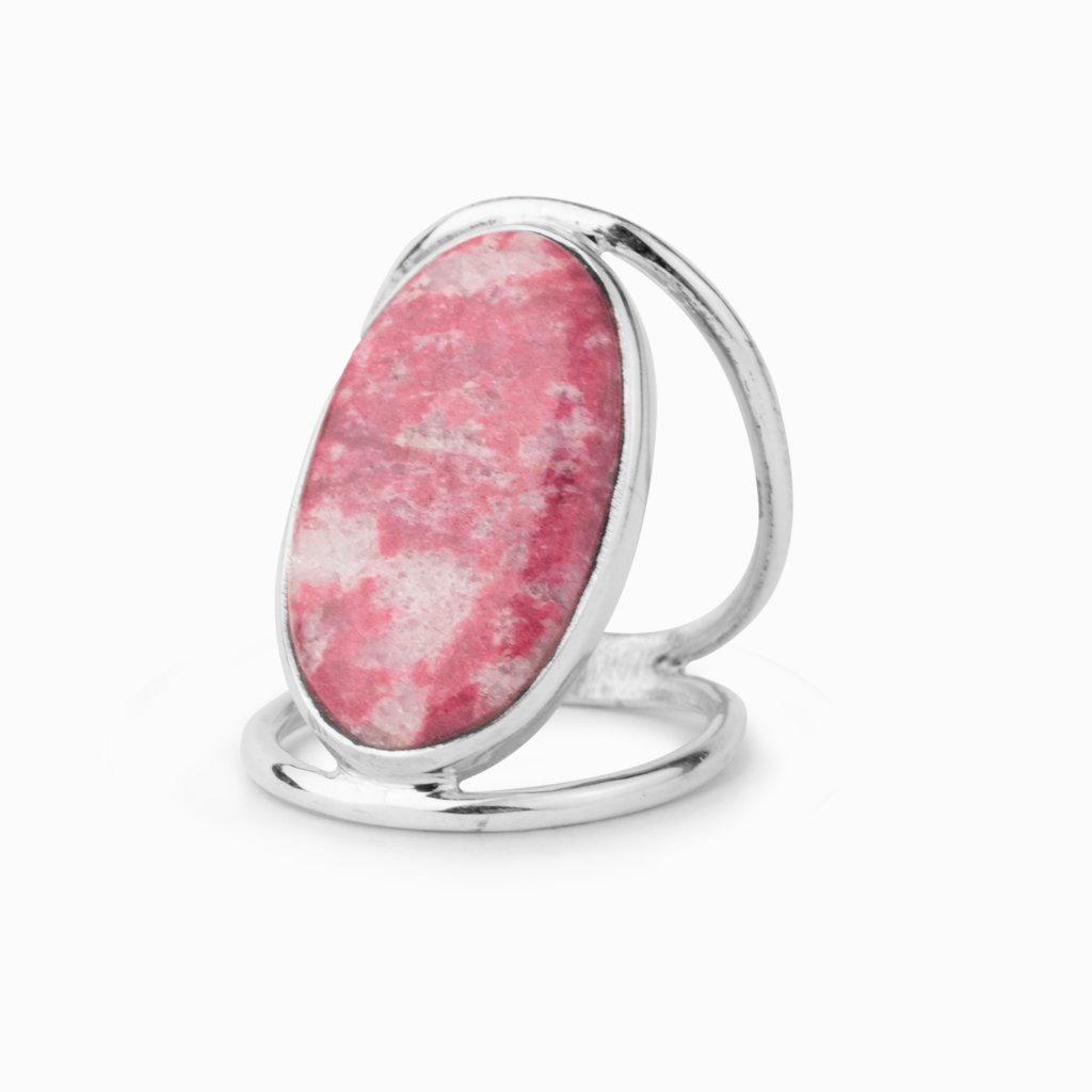 Oval Thulite Ring